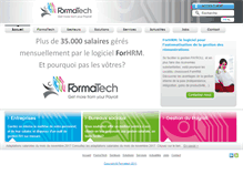 Tablet Screenshot of formatech.be